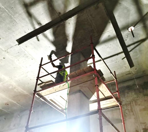 Silver building work at red sea global