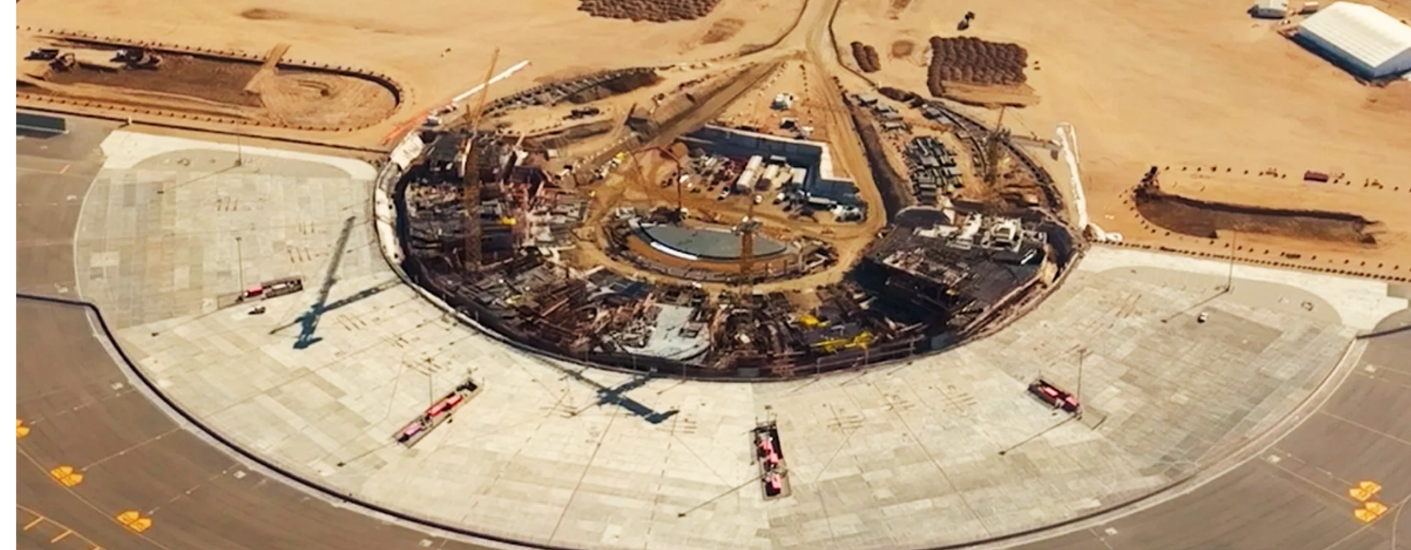 Silver building work at red sea global