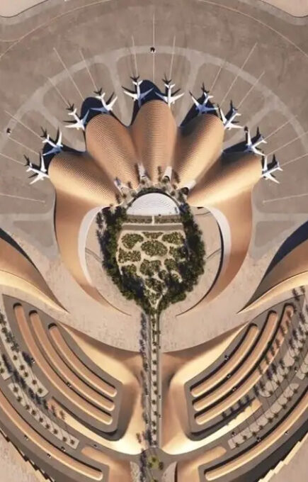 silver building work for red sea airport