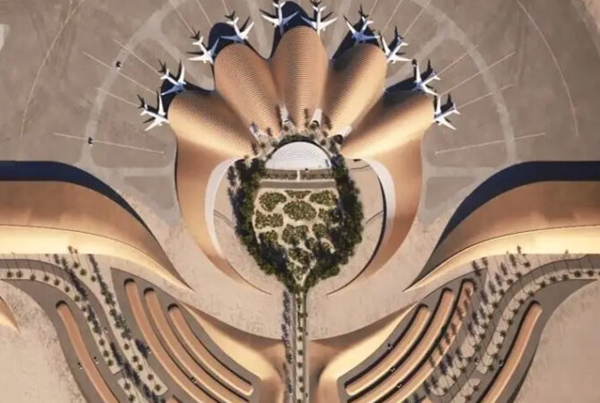 silver building work for red sea airport